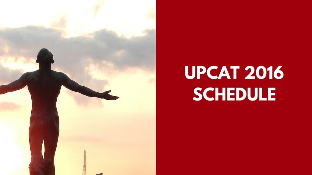 UPCAT 2016 Schedule Released